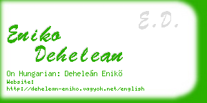 eniko dehelean business card